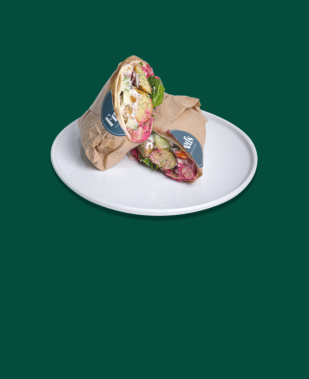 Beetroot, Hummus And Falafel